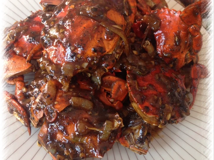 Cara Mudah Menyiapkan Resep Kepiting lada hitam endolita 😋 yang Uenak Anti Ribet, Mantap Sekali