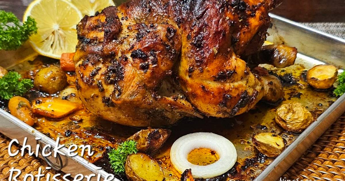 Resep Chicken Rotisserie 😋 oleh NingSaras - Cookpad