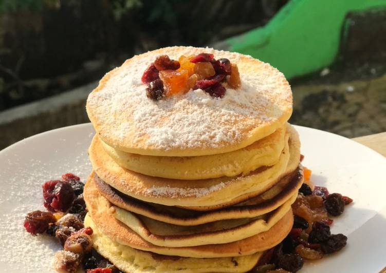 Cara Gampang Menyiapkan Fluffy pancake easy to made🥞 yang Bikin Ngiler