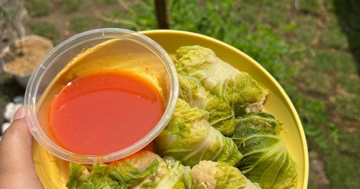 Cemilan Anak (Ayam Gulung Sawi)