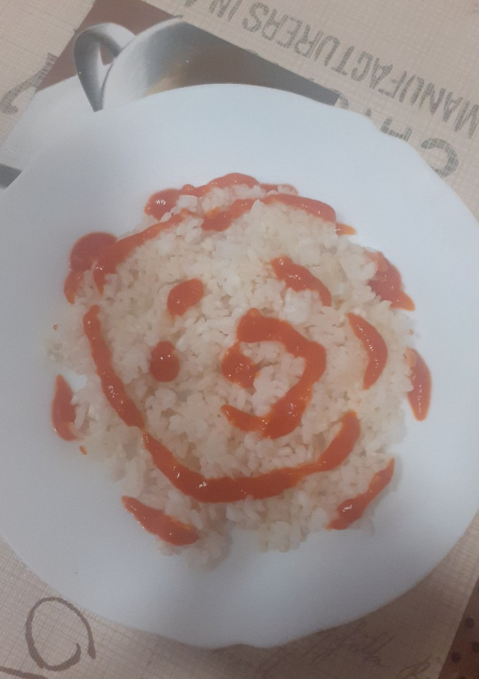 Una foto de Arroz a la cubana 🍚😋