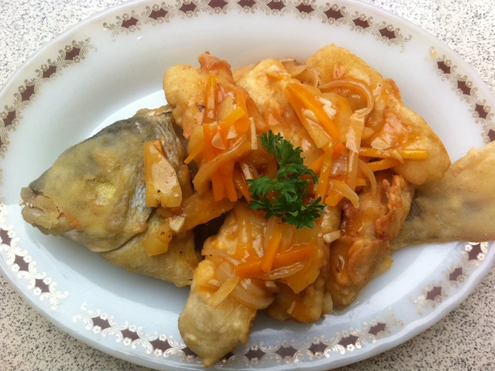 Cara Gampang Menyiapkan Resep Kakap merah crispy asam manis nanas yang Enak Banget Anti Ribet, Mantap