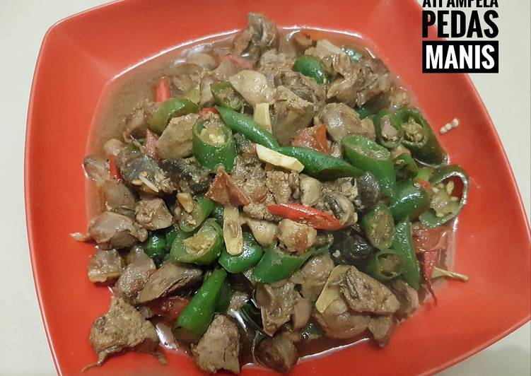 Resep Ati ampela pedas manis yang sempurna