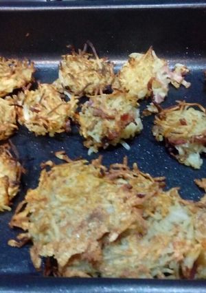 Una foto de Rosti de papa al horno (opción con queso y panceta)