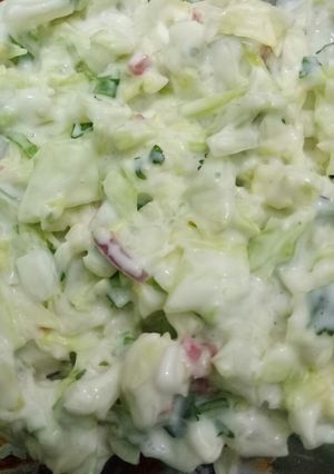 A picture of Mayonnaise salad.