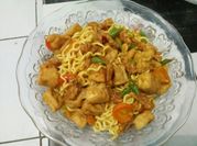 Gambar mie burung dara tempe