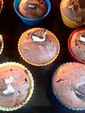Muffins de chocolate con oreo