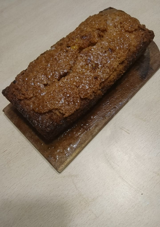 Una foto de Budín de mandarina o naranja, limón, vainilla o banana sin tacc