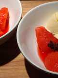 Poached Quinces