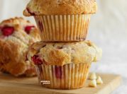 A picture of strawberry muffin