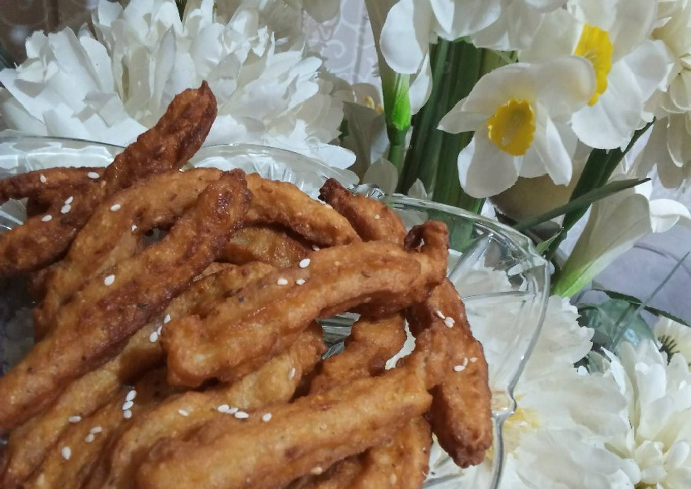 Savory crispy potato churros