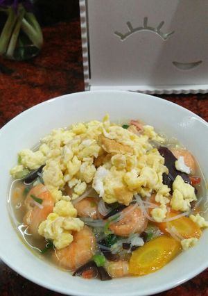 Foto resep Bihun jagung kuah
