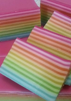 Foto resep Lapis rainbow