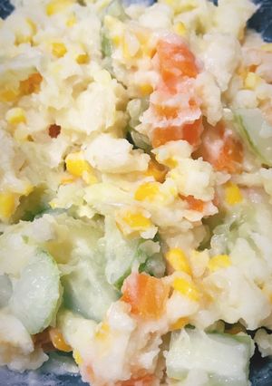 Foto resep Salad Kentang Korea (Gamja Salad)