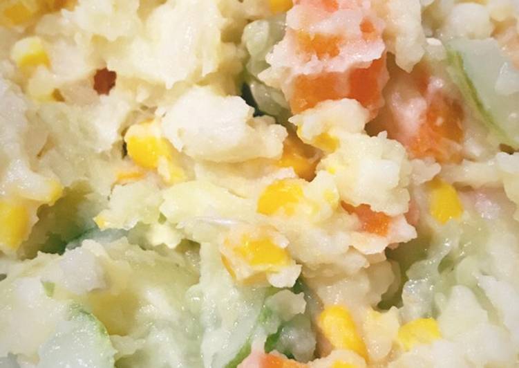 Bagaimana Membuat Salad Kentang Korea (Gamja Salad) Menggugah Selera
