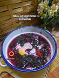 28:2:26 - Masak air bayam merah telur goyang