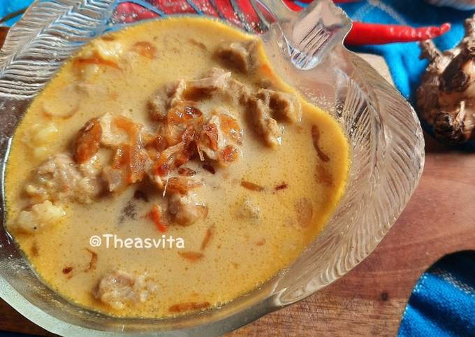 Yuk intip, Resep memasak Kari Daging Sapi Bumbu Kuning 🐄  sesuai selera