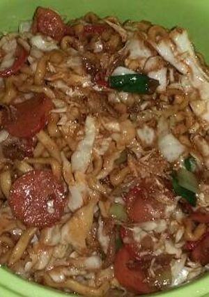 Foto resep Mie goreng praktis