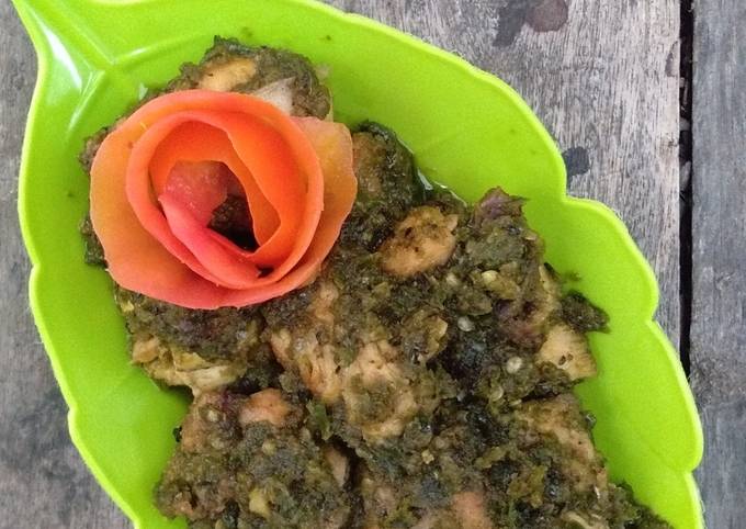 Ayam Bumbu Cabe Hijau Khas Lampung