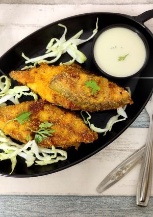 कुरकुरीत न चमचमीत हलवा फिश फ़्राय (Halwa Fish Fry Recipe In Marathi) रेसिपी चे मुख्य फोटो 