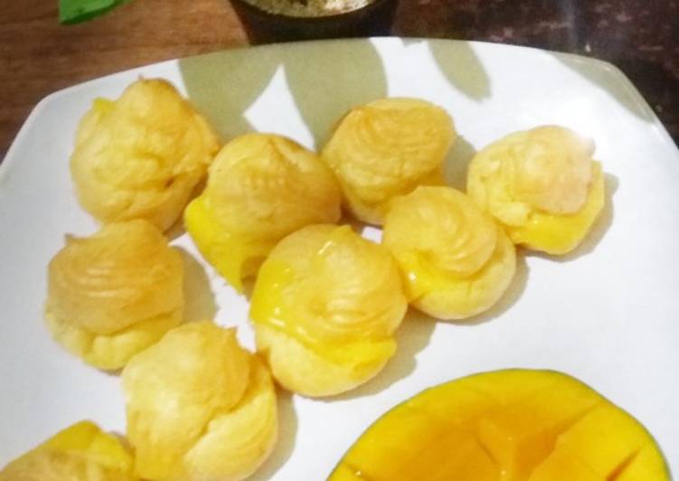 Kue Soes Vla Mangga