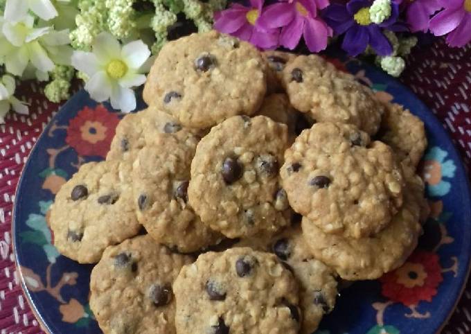 Resep Kue Kering Choco Oatmeal Anti Gagal