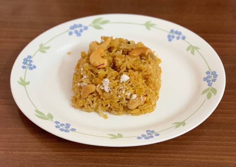 Simple Way to Make Perfect Narali bhat/sweet coconut rice