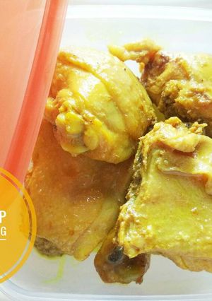 Foto resep Ayam ukep bumbu kuning