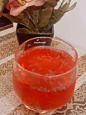 Simple Way Make Recipe Red honey drink🍷 that is Delicious, Delicious}