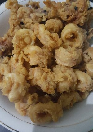 Foto resep Cumi goreng tepung