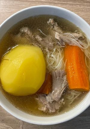 Húsleves kacsából recept fotója