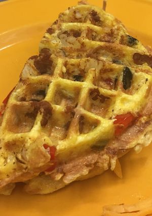 A picture of “Wallet” (waffle/omelette).