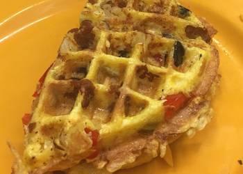Ultimate Serving Recipe Wallet waffleomelette Delicious Nutritious