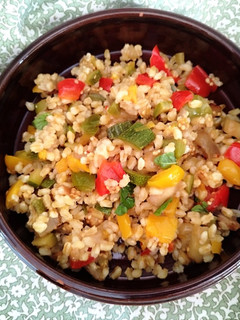 Foto di Insalata di grano di fine estate