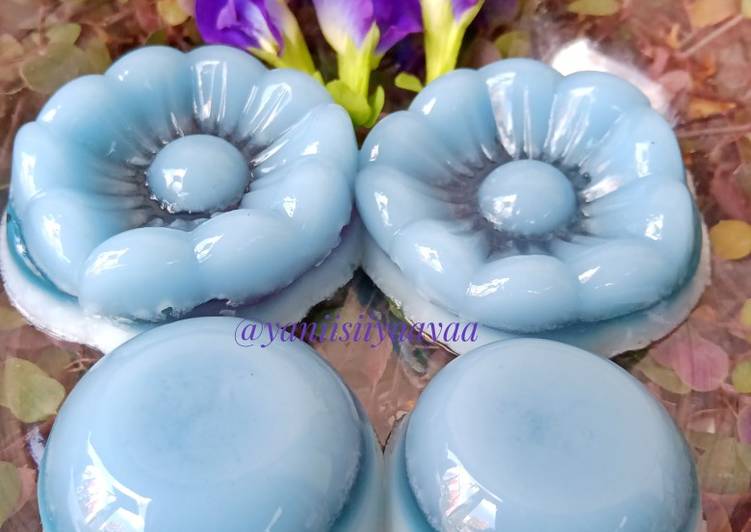 Puding Bunga Telang