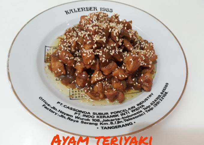 Ayam teriyaki rumahan