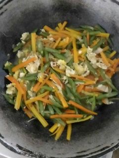 Foto resep Tumis buncis wortel telur orak-arik