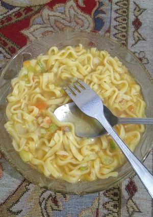 Foto resep Mi gepeng kuah kencur ala anak kost