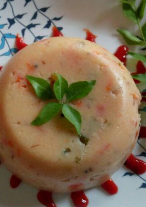 A picture of Suji upma.