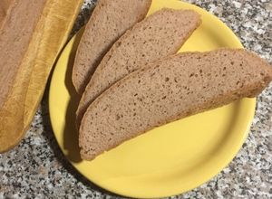 Cirok cipóGluténmentes minikenyér cirok-és rizslisztből recept fotója