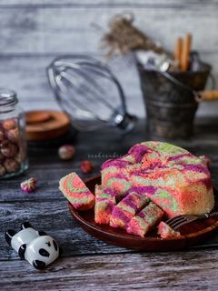 Gambar Kek Marble Kukus Super Moist