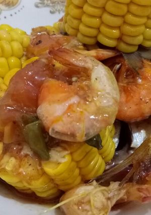 Foto resep 7. Seafood jagung pedas