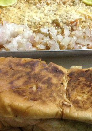 A picture of Cheese Pav-Bhaji.