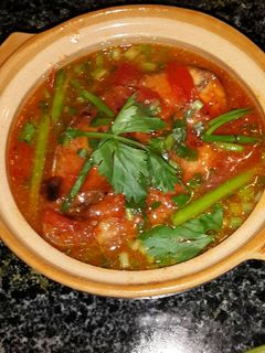 Hình của món Cá thu kho cà chua.