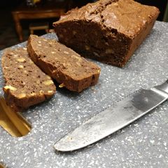 A picture of Chocolate Walnut Banana Bread.
