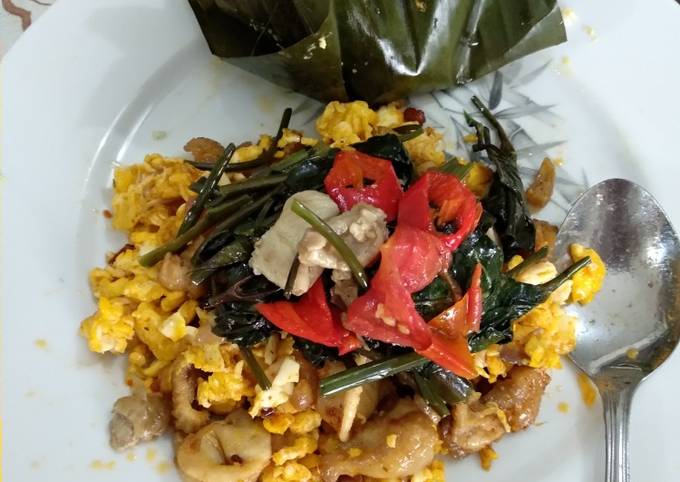 Resep: Orak Arik Telur Kulit Ayam Praktis #Keto #Debm Istimewa