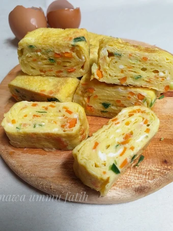 Cara Mudah Membuat Resep Gyeran Mari / Telur Dadar Gulung Korea yang Uenak Anti Ribet, Mantap Sekali