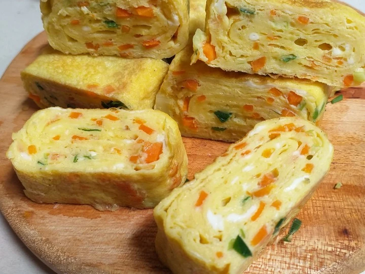 Cara Mudah Membuat Resep Gyeran Mari / Telur Dadar Gulung Korea yang Uenak Anti Ribet, Mantap Sekali