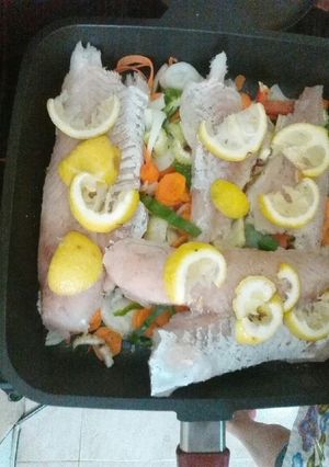 Una foto de Merluza a la plancha express