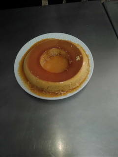 Una foto de Flan de leche